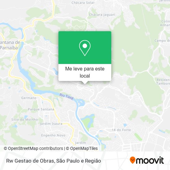 Rw Gestao de Obras mapa