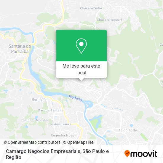 Camargo Negocios Empresariais mapa