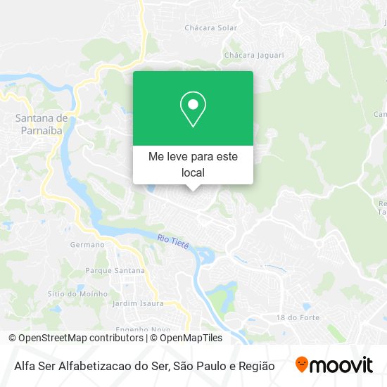 Alfa Ser Alfabetizacao do Ser mapa