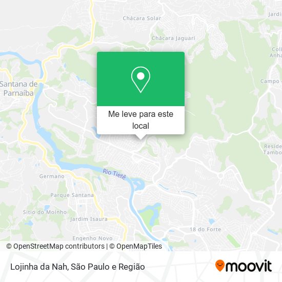 Lojinha da Nah mapa