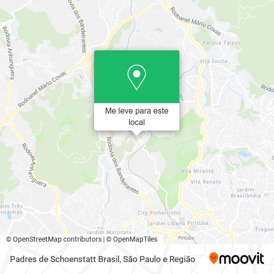 Padres de Schoenstatt Brasil mapa
