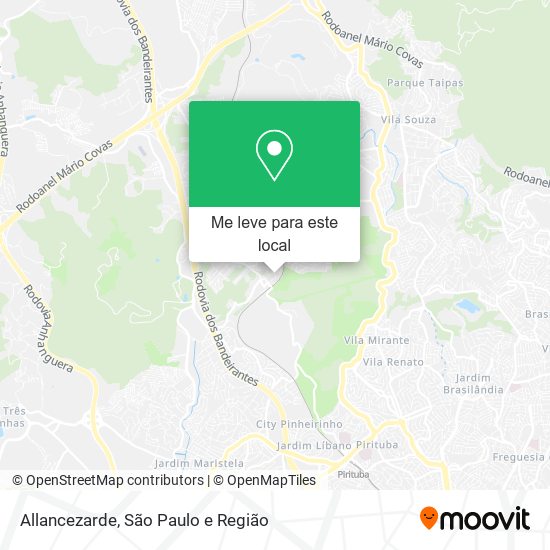 Allancezarde mapa