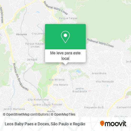 Leos Baby Paes e Doces mapa