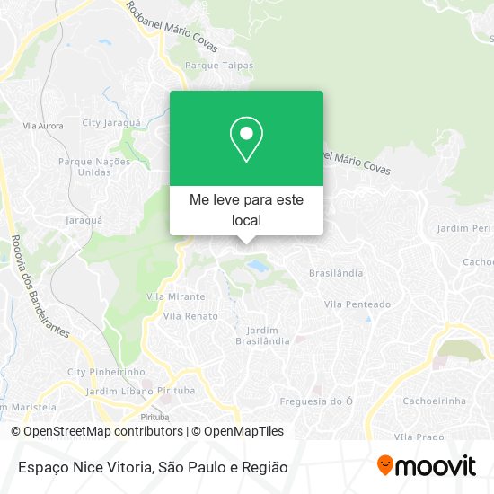 Espaço Nice Vitoria mapa