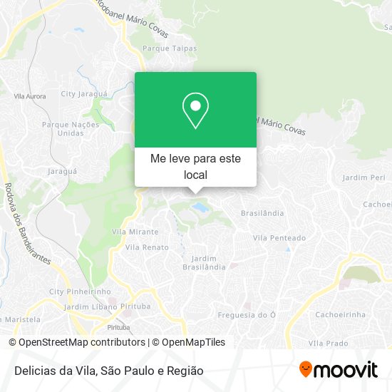 Delicias da Vila mapa
