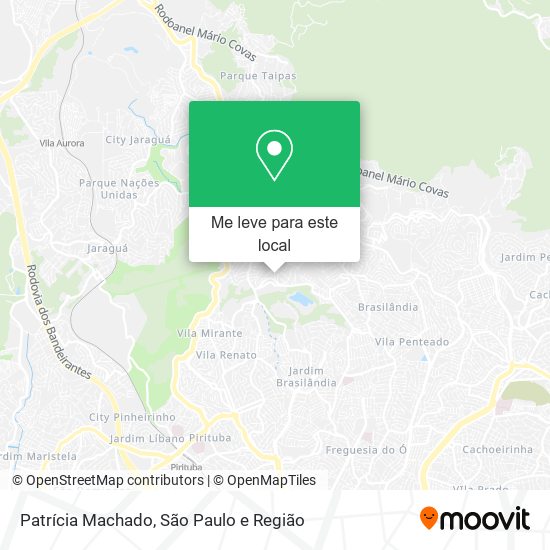 Patrícia Machado mapa