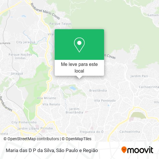 Maria das D P da Silva mapa