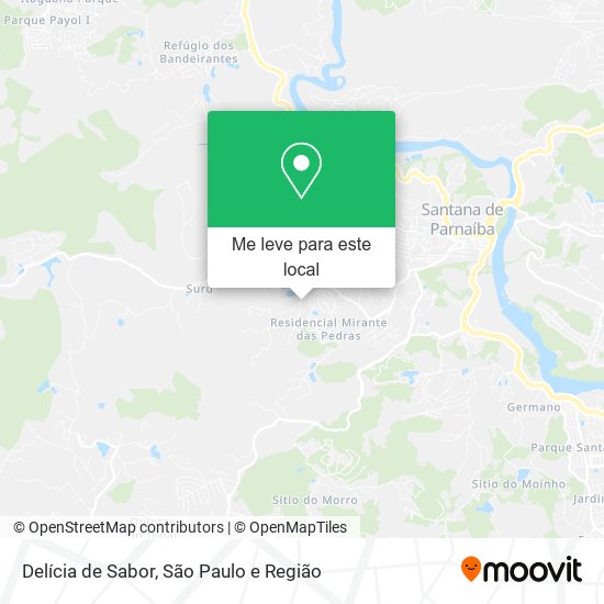 Delícia de Sabor mapa
