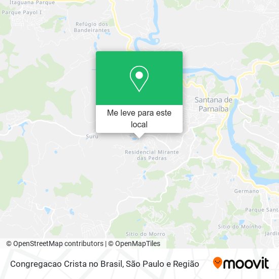 Congregacao Crista no Brasil mapa