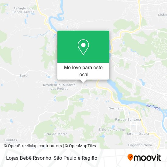 Lojas Bebê Risonho mapa