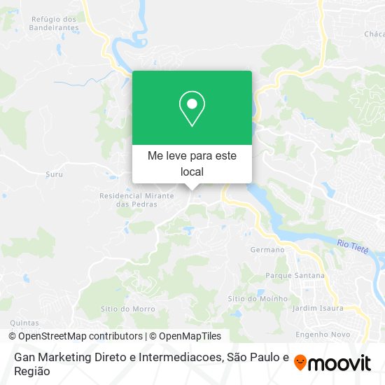 Gan Marketing Direto e Intermediacoes mapa