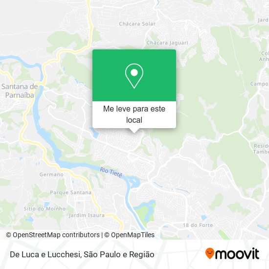 De Luca e Lucchesi mapa
