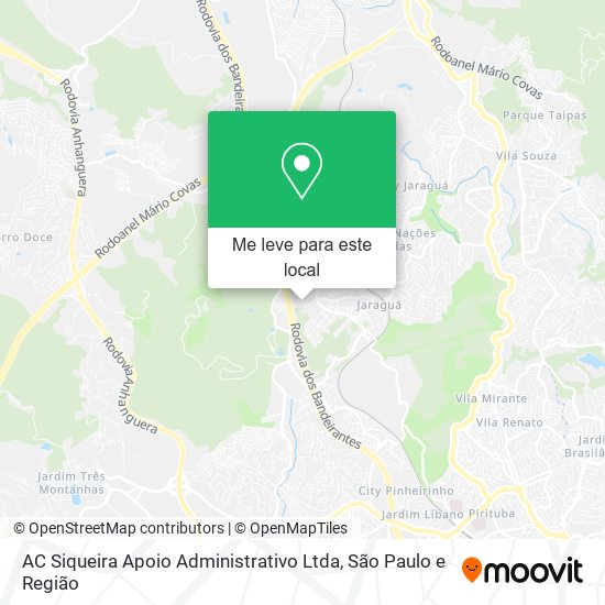 AC Siqueira Apoio Administrativo Ltda mapa