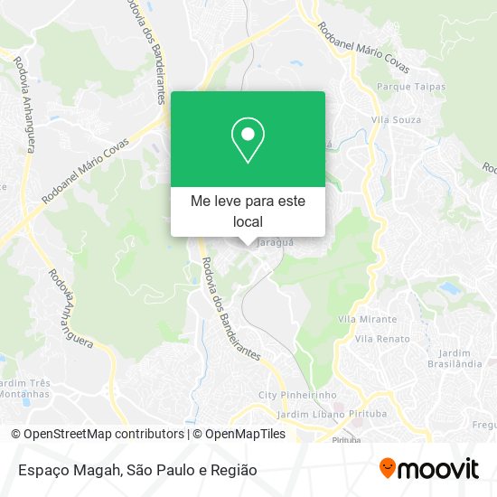 Espaço Magah mapa