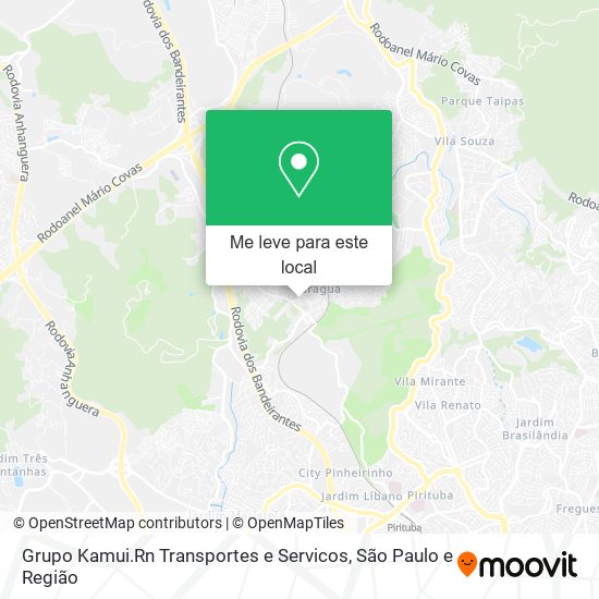 Grupo Kamui.Rn Transportes e Servicos mapa