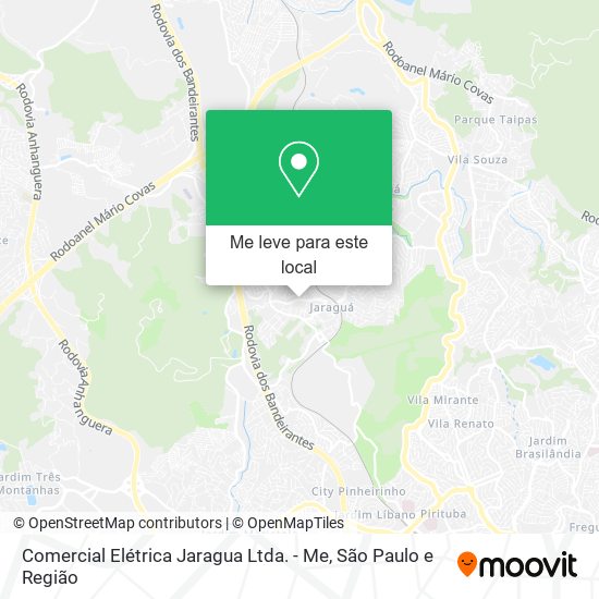 Comercial Elétrica Jaragua Ltda. - Me mapa