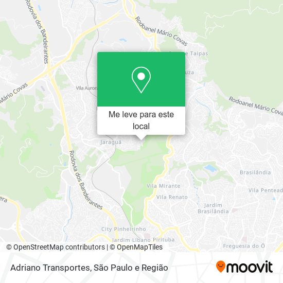 Adriano Transportes mapa