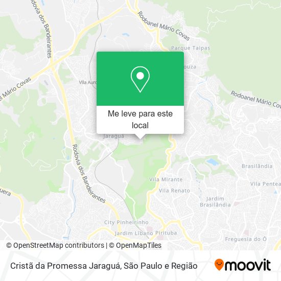 Cristã da Promessa Jaraguá mapa