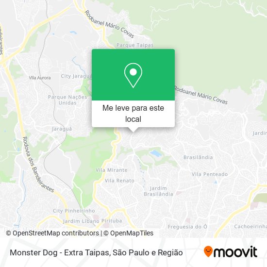Monster Dog - Extra Taipas mapa