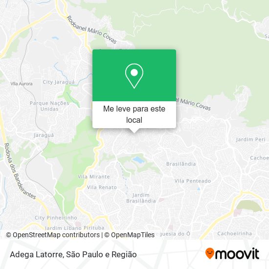 Adega Latorre mapa