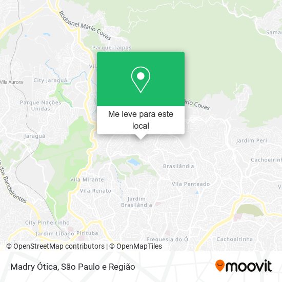 Madry Ótica mapa