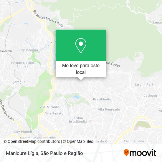 Manicure Lígia mapa