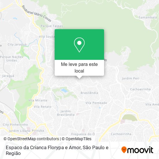 Espaco da Crianca Florypa e Amor mapa