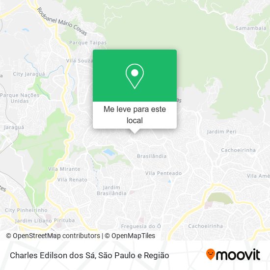 Charles Edilson dos Sá mapa