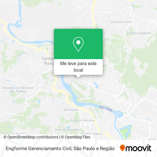 Engforme Gerenciamento Civil mapa