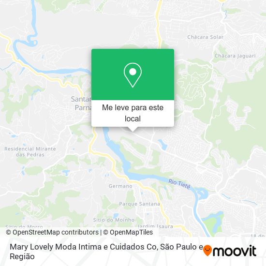 Mary Lovely Moda Intima e Cuidados Co mapa