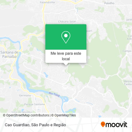 Cao Guardiao mapa
