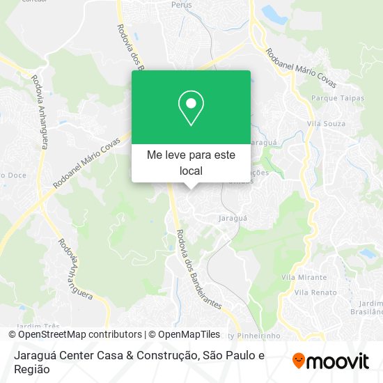 Jaraguá Center Casa & Construção mapa