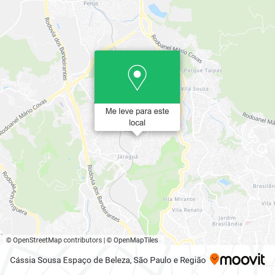 Cássia Sousa Espaço de Beleza mapa