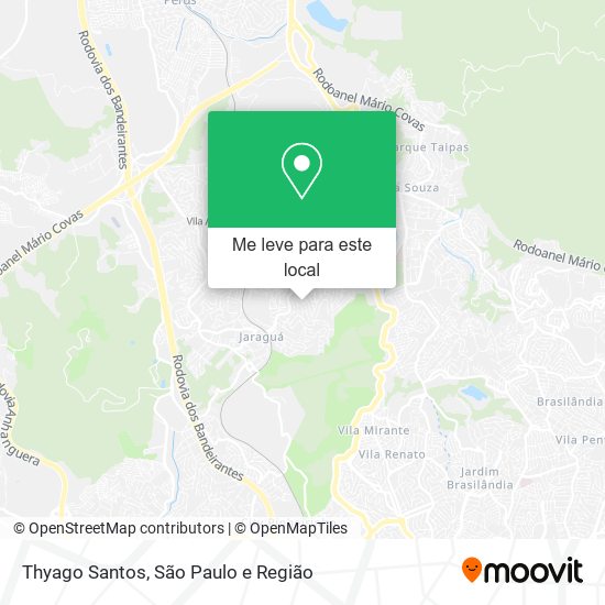 Thyago Santos mapa