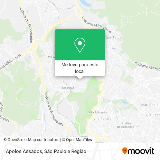 Apolos Assados mapa