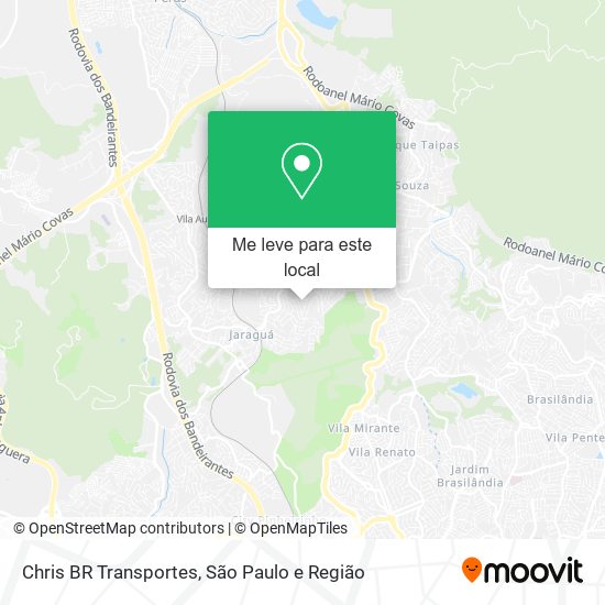 Chris BR Transportes mapa