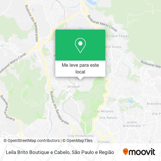 Leila Brito Boutique e Cabelo mapa