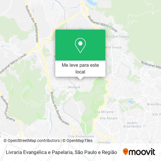 Livraria Evangélica e Papelaria mapa