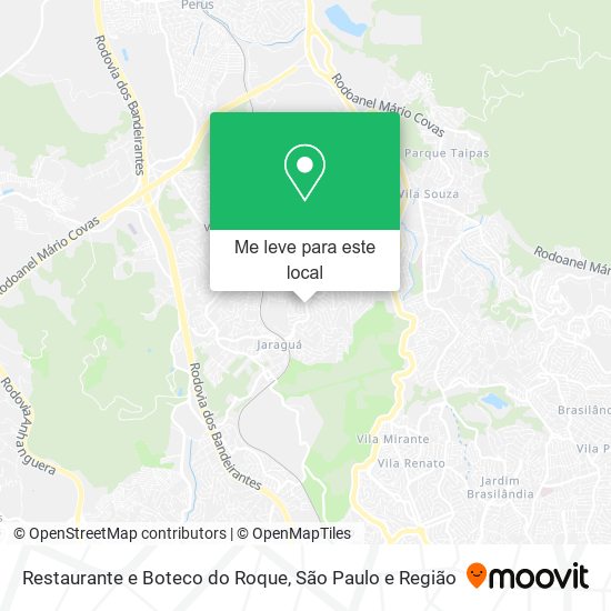 Restaurante e Boteco do Roque mapa