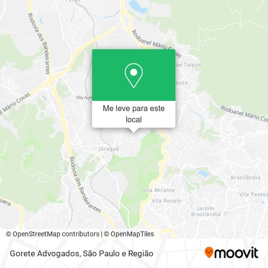 Gorete Advogados mapa