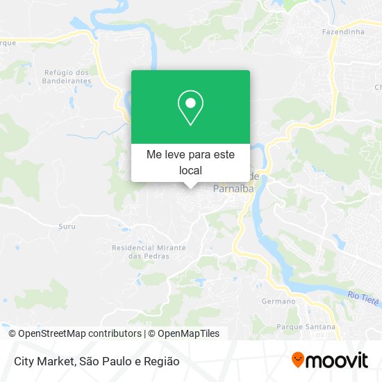 City Market mapa