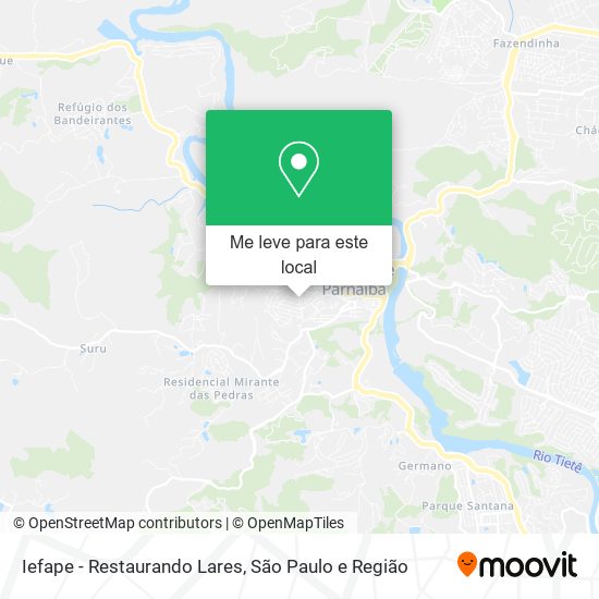 Iefape - Restaurando Lares mapa