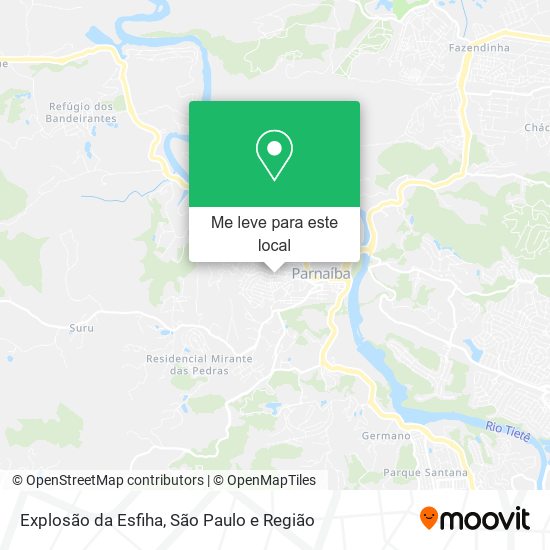 Explosão da Esfiha mapa