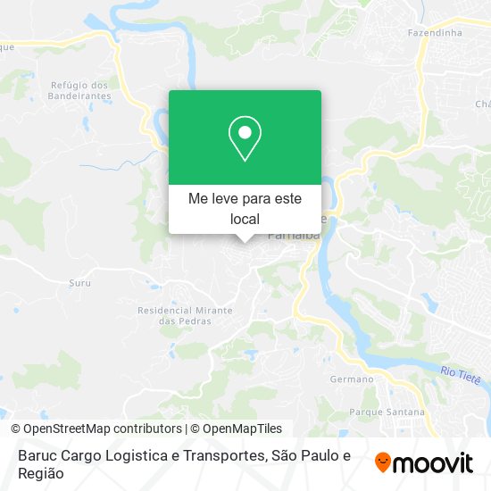 Baruc Cargo Logistica e Transportes mapa