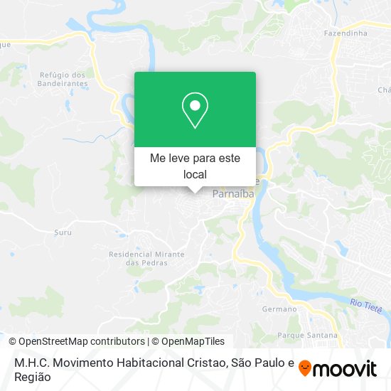 M.H.C. Movimento Habitacional Cristao mapa