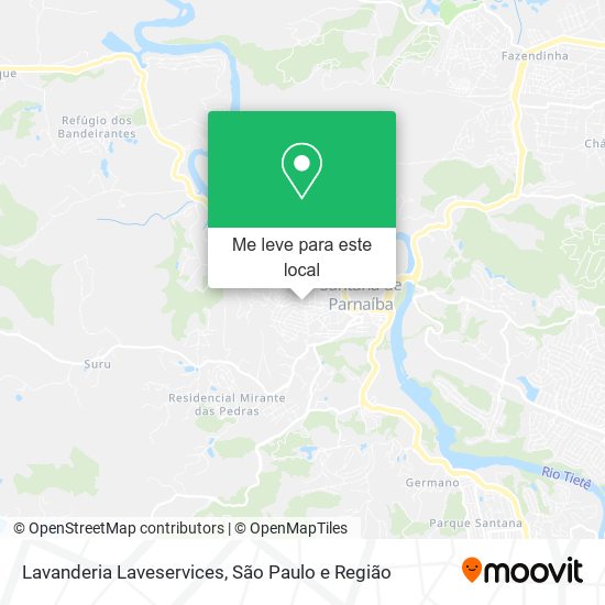 Lavanderia Laveservices mapa