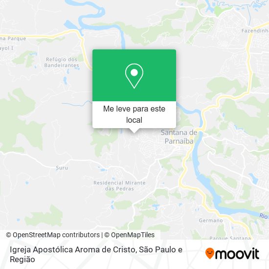Igreja Apostólica Aroma de Cristo mapa