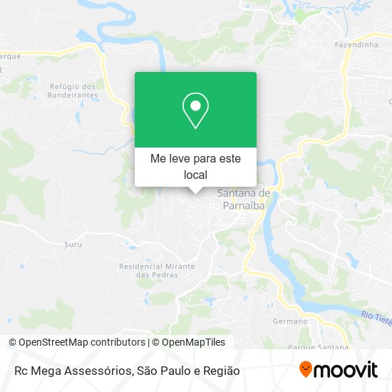 Rc Mega Assessórios mapa