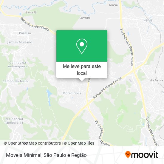 Moveis Minimal mapa