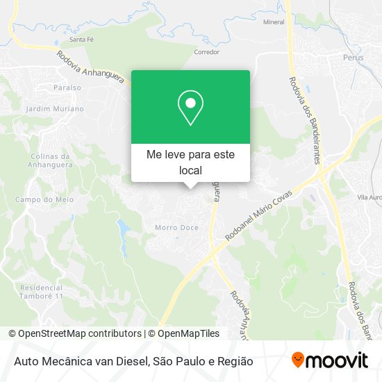 Auto Mecânica van Diesel mapa